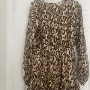 Short dress, animal print L
